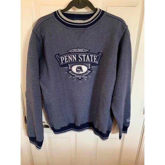 Penn State Nittany Lions Sweatshirt By Midwest Embroidery Size Medium Blue - Picture 7 of 12